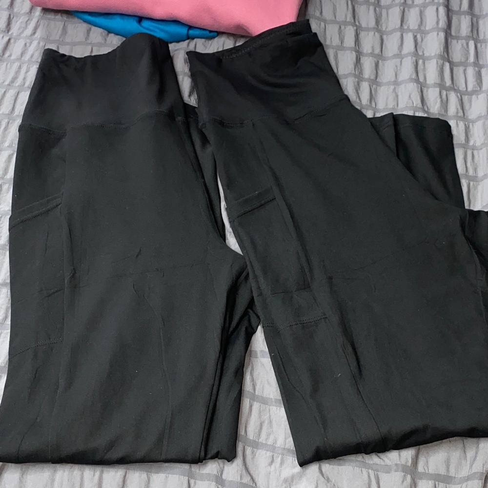 Black High-Waist Active Leggings